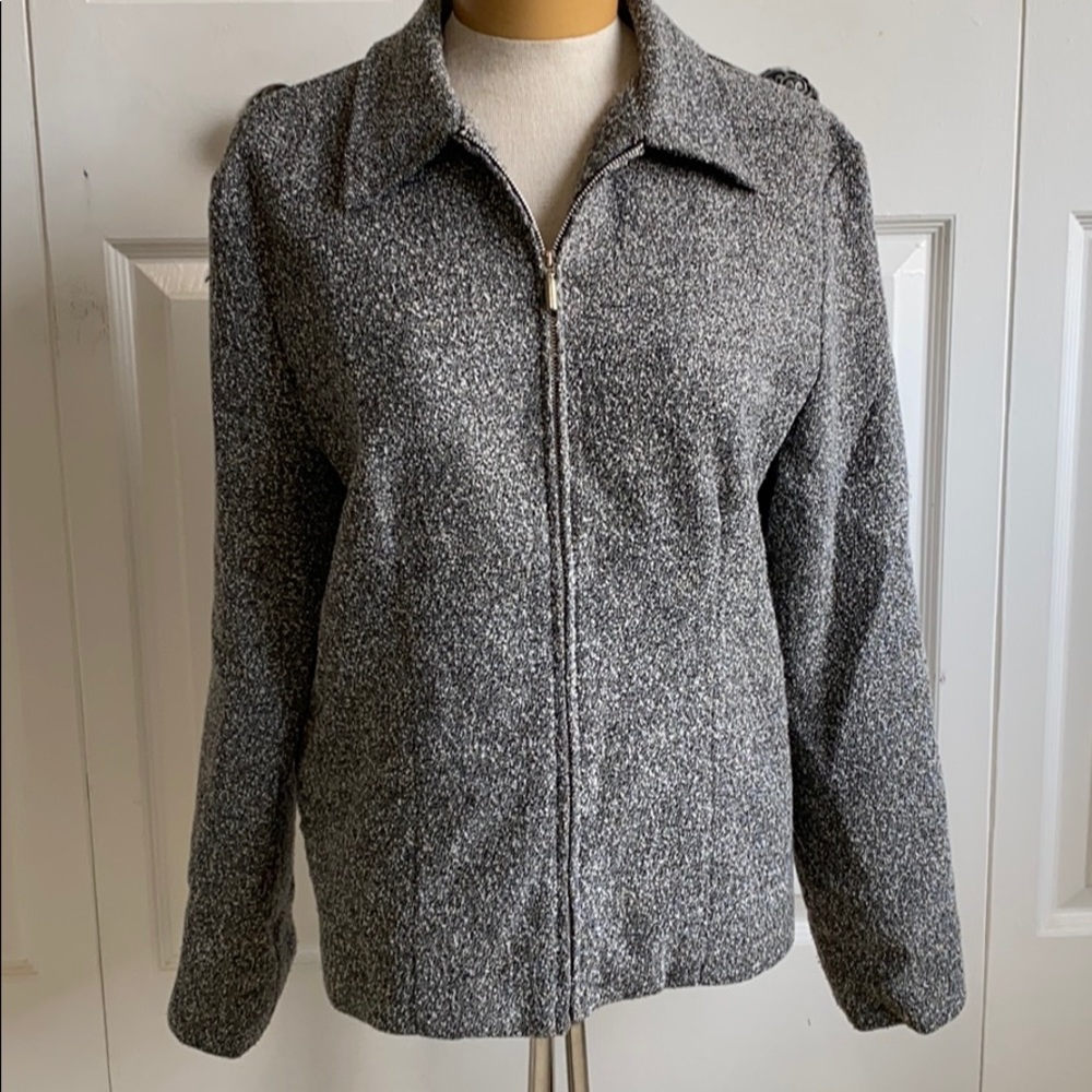 Dress Barn Zipped Blazer Jacket